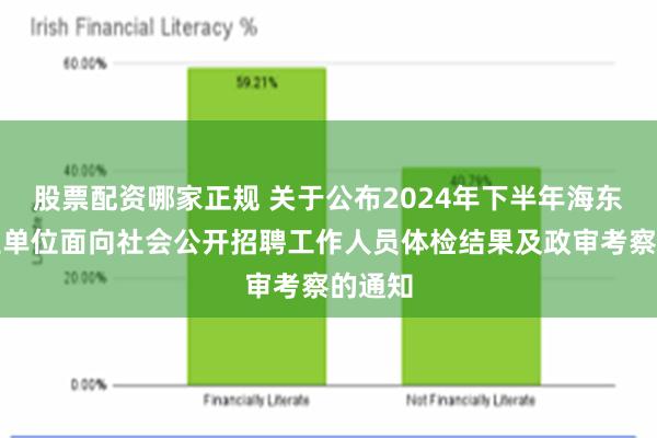 股票配资哪家正规 关于公布2024年下半年海东市事业单位面向社会公开招聘工作人员体检结果及政审考察的通知