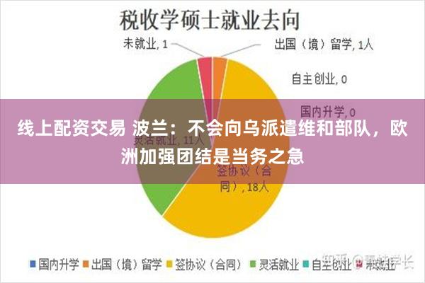 线上配资交易 波兰：不会向乌派遣维和部队，欧洲加强团结是当务之急